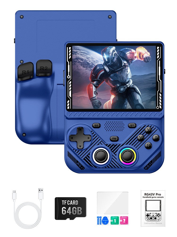 AISLPC RG43V PRO Handheld Game Console Dual System 4.3"IPS Screen WIFI 6 RK3562 Chip 22000+Games Portable Pocket Video Player