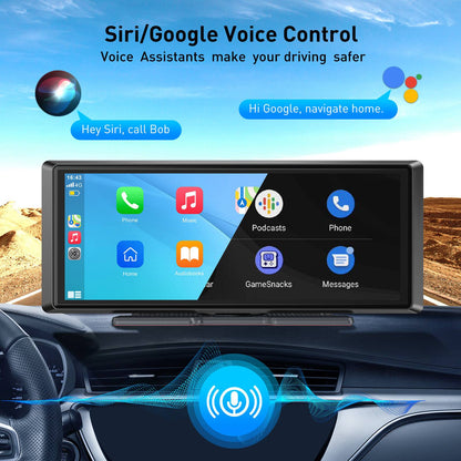 ESSGOO  8.1 inch Car Radio Multimedia Video Player Portable Stereo Wireless Carplay Android Auto For Universal Autoradio GPS WiF