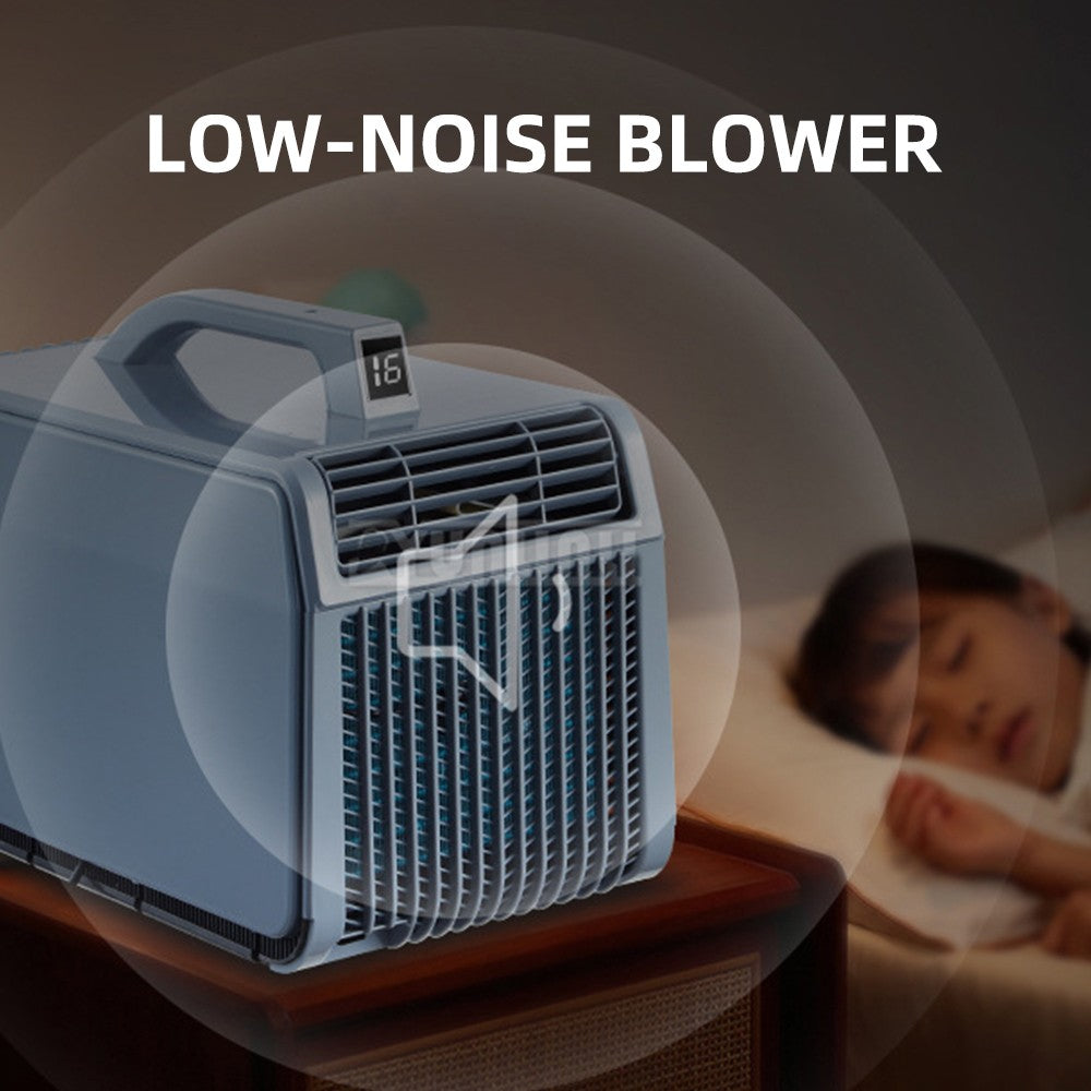 Aparelho de Ar-Condicionado Portátil para Barraca de Acampamento, Quente e Frio, Controle de Clima, Aquecedor, Resfriador, Unidade de Ar-Condicionado Móvel