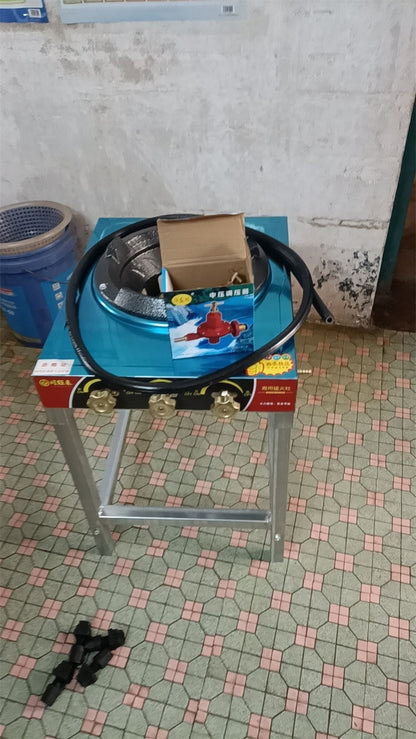 Household Fierce gas Stove Commercial Hotel Restaurant Gas Cooker High Pressure Liquefied Gas Cooktop with Flameout Protection