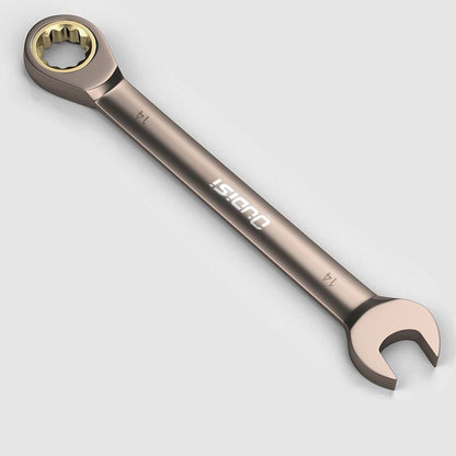 1 Chave de Catraca Dourada, Chave Universal Flexível com Torque para Ferramentas de Reparo Automotivo, Ferramenta Manual Métrica Multi Antiderrapante
