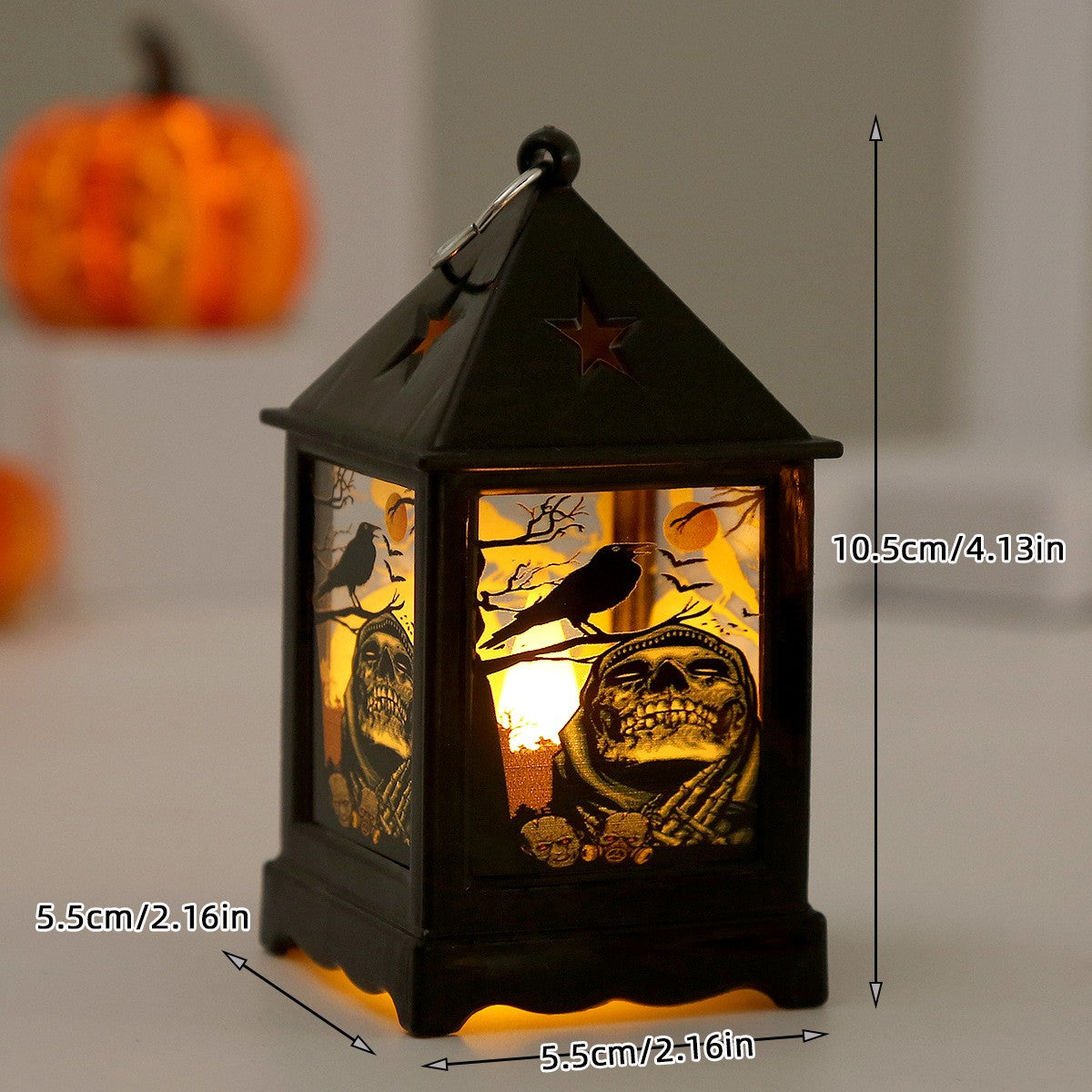 Halloween LED Pumpkin Lamp Ornaments Horror Atmosphere Kids Toy 2026 Halloween Party Home Decor Decoration Supplies