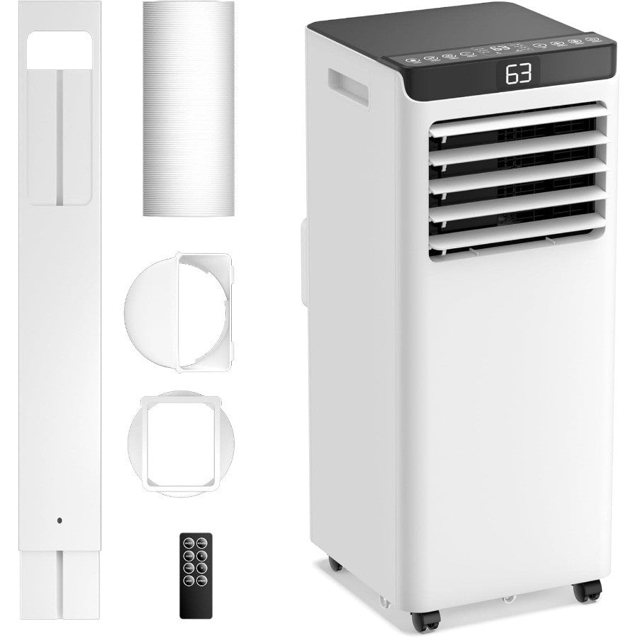 Ar Condicionado Portátil 10000 BTUs para Ambientes de até 42m² com Controle Remoto 4 Modos de Operação Função Desumidificador Jan