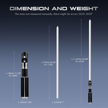 DAMIENSABER Vader Sith Lord SE Lightsaber