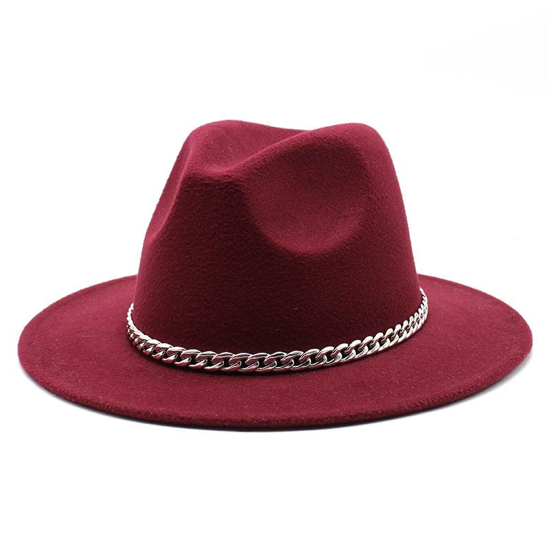 Big Size 59-61CM Fedoras Hats for Women Winter Fashion Formal Wedding Decorate Jazz Hats Men Panama Church Hat Chapeau Femme