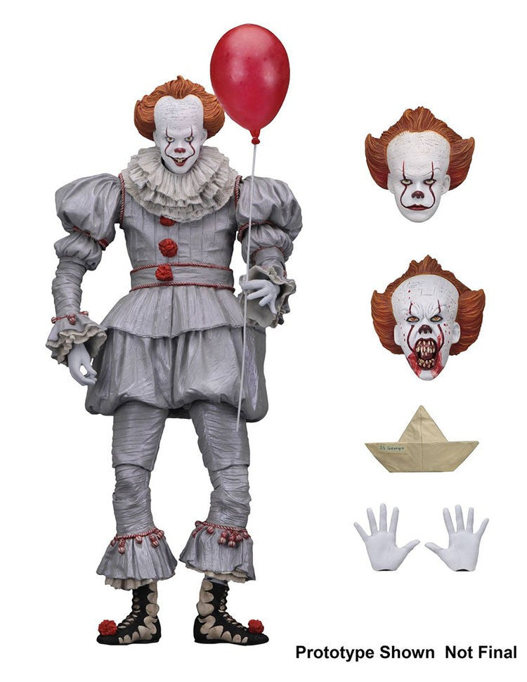 Neca Pennywise Coringa Figura Stephen King'S A Coisa Pennywise Coringa Palhaço Modelo Brinquedo De Terror De Halloween Presentes Colecionáveis De Natal
