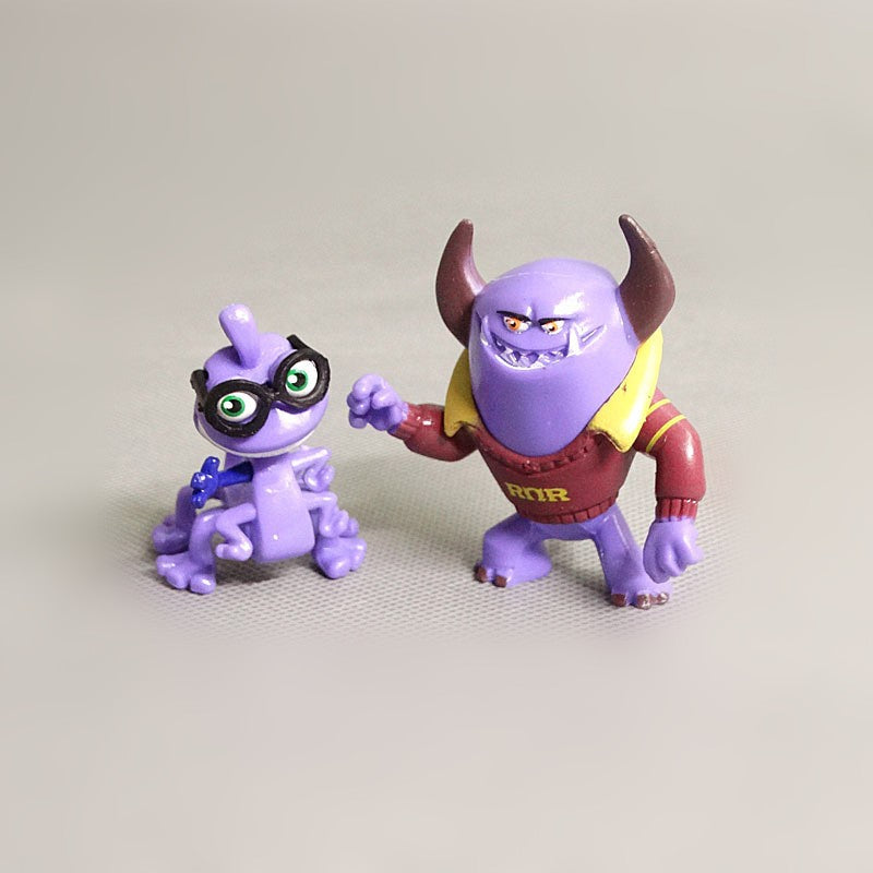12 pçs/set Monstros Universidade Inc. James P. Sullivan Michael Wozosky Desenho Animado Bonito Anime Figuras de Ação Brinquedos 5-7CM
