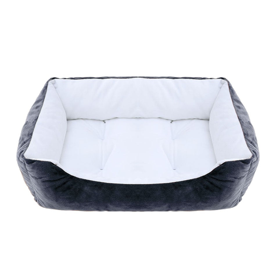 Cama para Cães e Gatos, Quadrada, Pelúcia, Canil, Sofá-Cama para Cães de Porte Médio e Pequeno, Almofada Calmante para Pets, Casa, Artigos para Animais de Estimação, Inverno