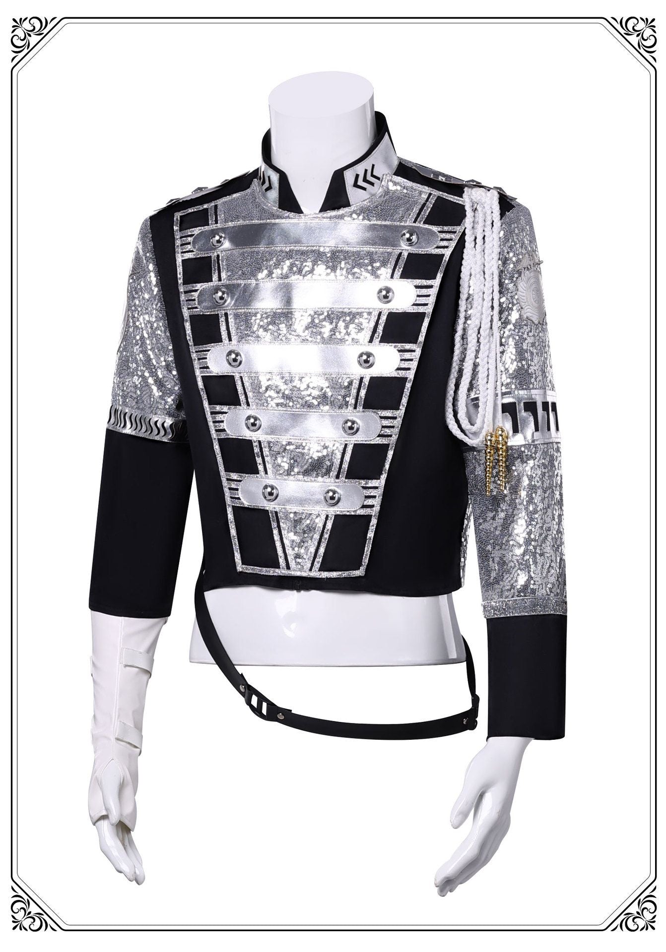 Punk Rock Michael Jackson Germany Military Cool Gaorgeous Teaser Jacket Outerwear for Collection costume