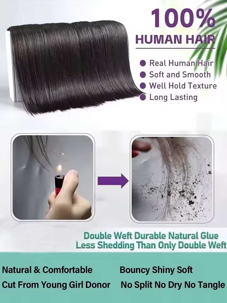Cabelo Liso Comprido Brasileiro Pacotes 1/3/4 Cabelo Humano Virgem 100% Não Processado Cor Preto Natural 14-42 Polegadas