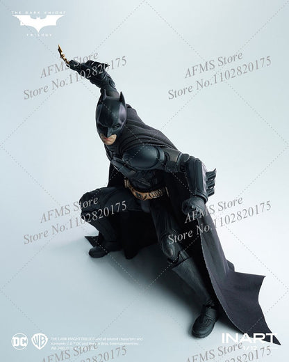 INART 1/12 Boneco Soldado Masculino Batman Christian Bale O Cavaleiro das Trevas Ressurge Herói da Luta Eterna Figura de Ação de 6 Polegadas para Coleção