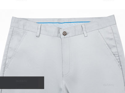 High Quality Luxury Straight Business Suit Pants Men Bamboo Fiber Designer Spring Summer Elegant Casual Long Formal Trouser Male