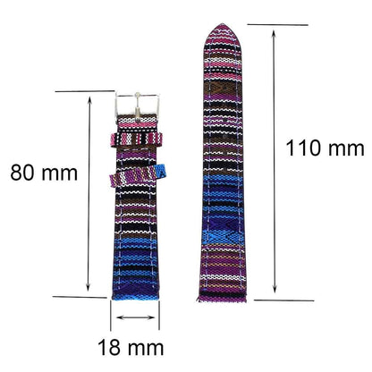 Running Horse Print Animal Unicorn Horses Fashion Men Women Stripes Denim Cloth Canvas Band Sport Quartz Watch