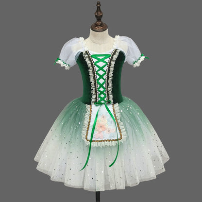 Children's ballet skirt, girls' dance skirt, campus dance program, ballet dancer costume, stage collective performance costume