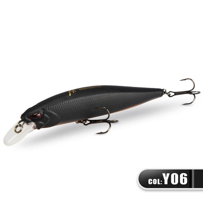 MEREDITH JERK MINNOW 100F 14g Flutuante Wobbler Isca de Pesca 24 Cores Isca Minnow Isca Dura Qualidade Profissional Profundidade0.8-1.0m