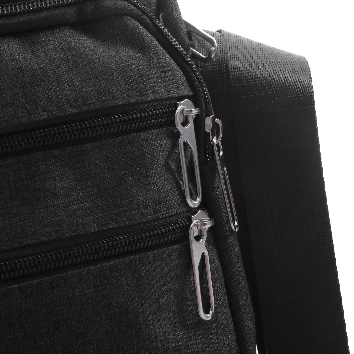 Men's Shoulder Bag Business Leisure Large Capacity Portable Handbag Zipper Multi Layer Waterproof Summer Male's Crossbody Bags