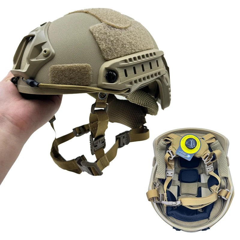 FAST Tactical Helmet Wendy Suspension Lightweight Adjustable ABS for Airsoft, Paintball & CS Games - Comfortable Protective Gear