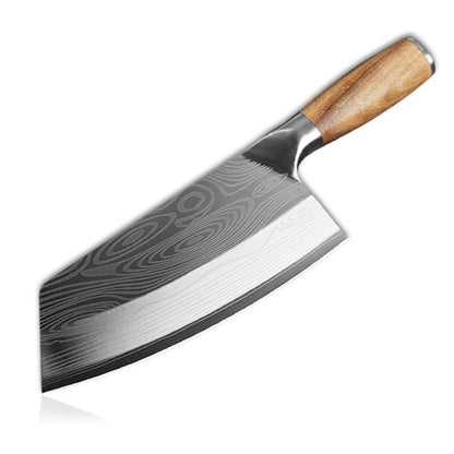 Faca de Cozinha Damasco MDHAND Cutelo Facas de Cozinha Aço Inoxidável Faca Chinesa Fatiador Faca de Chef Cortador Ferramentas de Cozinha