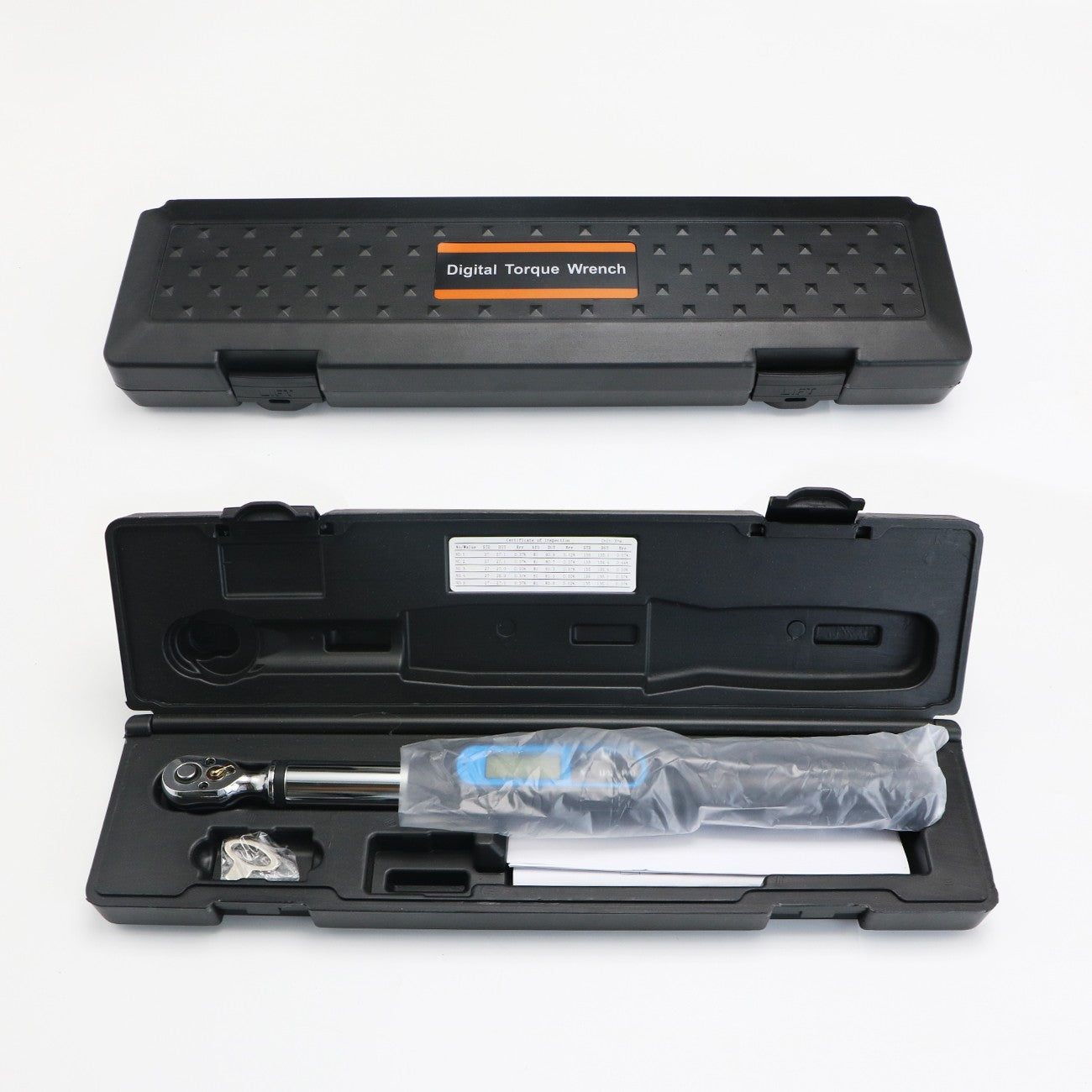 Chave de Torque Digital Shahe de 1/2'' Conjunto Eletrônico com Buzzer e LED Chaves de Torque Eletrônicas Ajustáveis Ferramenta para Reparo Automotivo