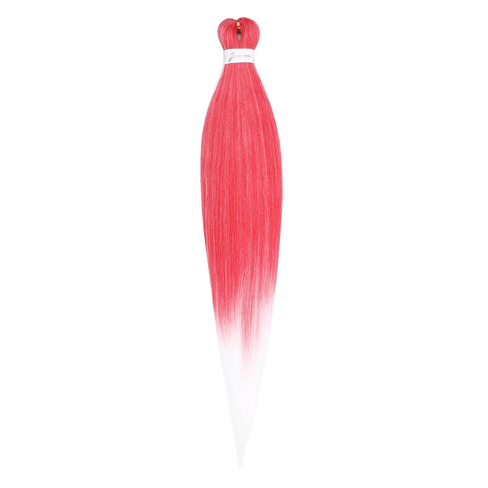 Cabelo Sintético Trançado Pré-esticado Profissional Sem Coceira Fibra Que Sela Em Água Quente 30'' Ombre Textura Yaki Extensões de Cabelo para Trança