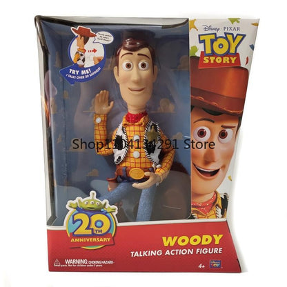 Boneco Xerife Woody Autêntico Toy Story Edição Colecionador com Voz em Inglês - Brinquedo Colecionável para Crianças