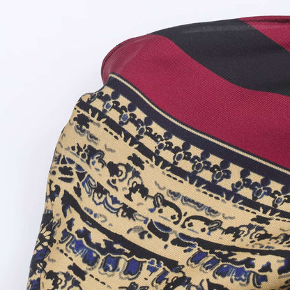 2025 autumn new women's clothing casual fashion versatile elegant temperament vacation style paisley wrapped skirt