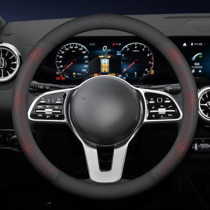 O/D Type Nappa Leather Car Steering Wheel Cover Universal Steering Wheel Cover Steering Wheel Accessories Anti Slip Handle Cover