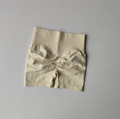 Peach Hip Lifting Sports Shorts Women High Waist and Waist Tightening Slimming Running Hip Speed Drying Three Point Tight Pants