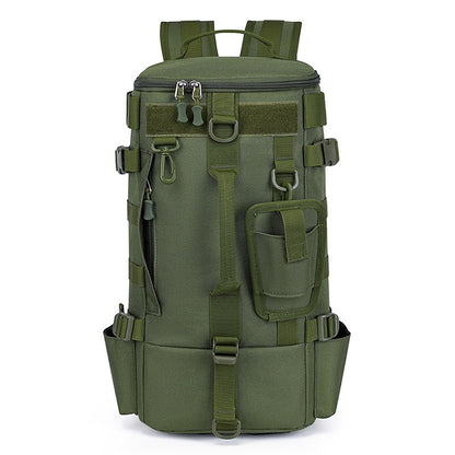 Mochila Tática de Pesca com Porta-Varas, Bolsa para Apetrechos de Pesca, Armazenamento de Equipamentos de Pesca, Sistema Molle, para Acampamento, Caminhada, Bolsa Multifuncional para Exteriores