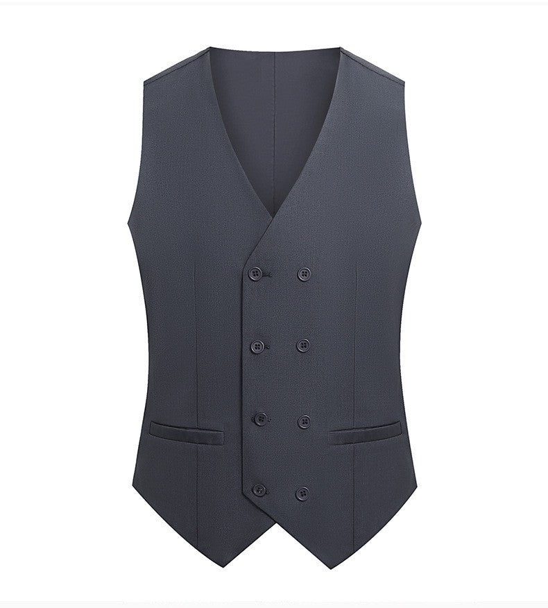 High Quality Classic Men Suit Tuxedo Peak Lapel Groomsmen Wedding Suits Set 3 Pieces(Jacket+Pants+Vest)Fashion Men Business Suit