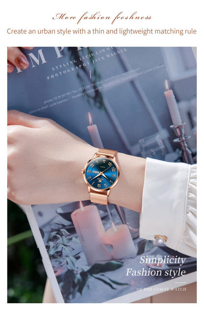 OLEVS 2920 Women's Watch Top Quality Stainless Steel Waterproof Double Calendar Quartz Watch Classic Fashion Luxury Women Watch