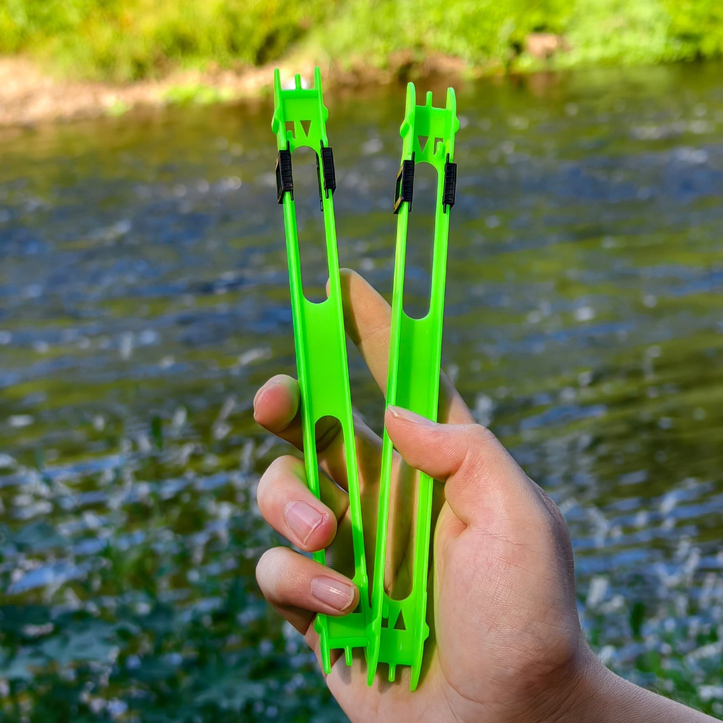Sougayilang 10 peças de pranchas de enrolamento de linha de pesca de plástico 13/20cm Suporte de equipamento enroladores de linha de pesca suspensa Acessórios de pesca