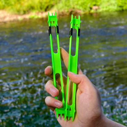 Sougayilang 10 peças de pranchas de enrolamento de linha de pesca de plástico 13/20cm Suporte de equipamento enroladores de linha de pesca suspensa Acessórios de pesca