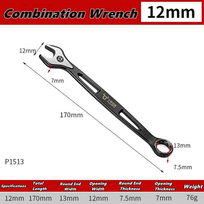 Chave De Boca Dupla Utilização Ameixas Flores Chaves Catracas 6mm-24mm Chaves Combinadas Cortador De Porcas Chave Combinada Ferramenta Manual De Reparo