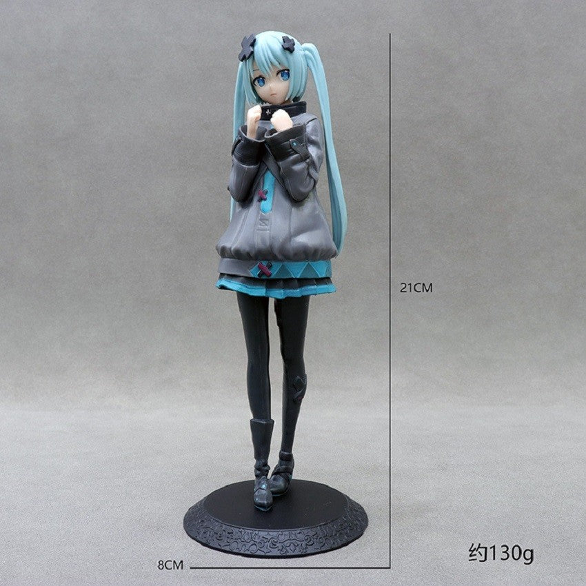 Hatsune Miku Anime Figure Hatsune Miku Desktop Decorations Cute Girl Hatsune Action Figure Model Statue Collection Toys Gift