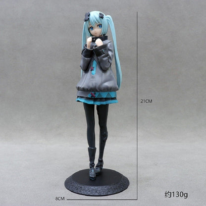Hatsune Miku Anime Figure Hatsune Miku Desktop Decorations Cute Girl Hatsune Action Figure Model Statue Collection Toys Gift