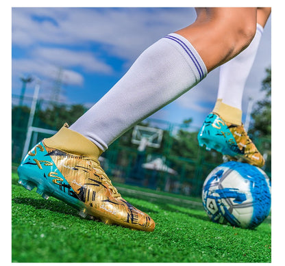 Men's Soccer Shoes Cleats Non-Slip FG Football Boots Men High-quality Match Training Sneakers Futsal Indoor Soccer Boots Boys