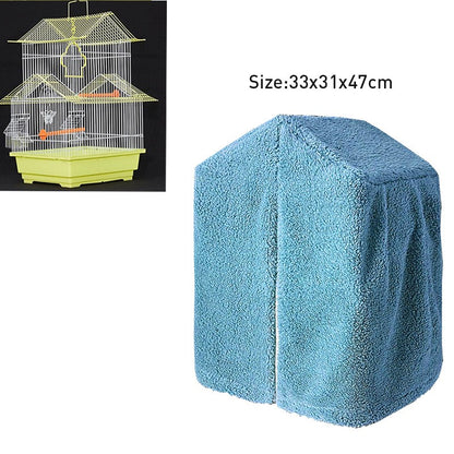 Capa Para Gaiola De Pássaros De Inverno Quente Respirável À Prova De Respingo Grande Capa Para Gaiola De Pássaros Sombra Protetora Para Gaiola De Papagaio Produtos Para Pássaros