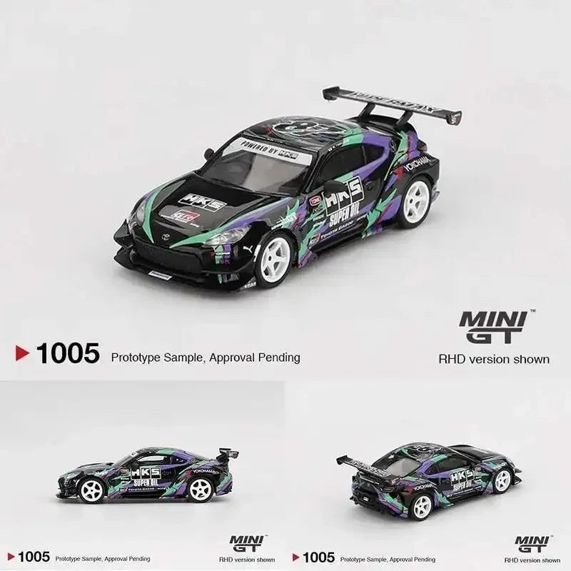MINIGT Em estoque 1:64 Porsche Lamborghini Bugatti Pagani BMW McLaren Nissan Diecast Dior Car Modelo Coleção Miniatura Para