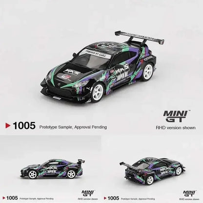 MINIGT Em estoque 1:64 Porsche Lamborghini Bugatti Pagani BMW McLaren Nissan Diecast Dior Car Modelo Coleção Miniatura Para