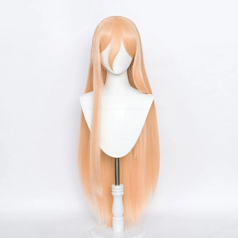 Perucas de Cosplay de Anime de Alta Qualidade Chainsaw Man Reze Angel Devil Quanxi Makima Power Hayakawa Aki Denji Peruca de Cabelo Resistente ao Calor