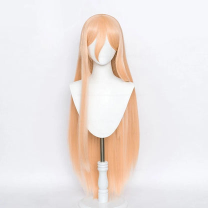 Perucas de Cosplay de Anime de Alta Qualidade Chainsaw Man Reze Angel Devil Quanxi Makima Power Hayakawa Aki Denji Peruca de Cabelo Resistente ao Calor