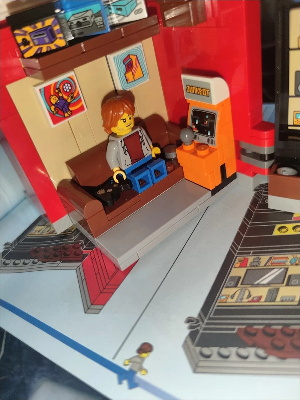 Máquina de Fliperama LEGO® (40805) Minifigura LEGO Jogo Retrô para Crianças a partir de 12 Anos Fãs Adultos 468 Peças Presente de Aniversário e Natal