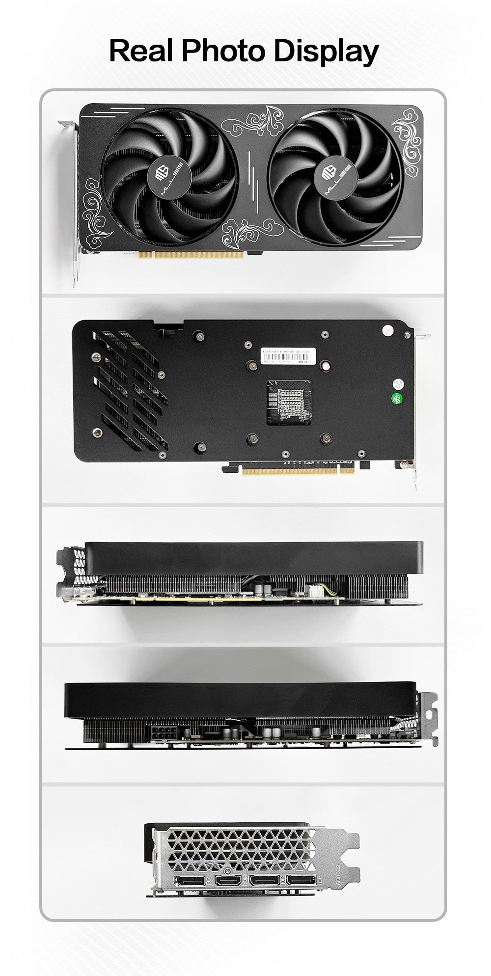 Placa de Vídeo MLLSE AMD Radeon RX 7650 GRE 8GB GDDR6 DP HDMI