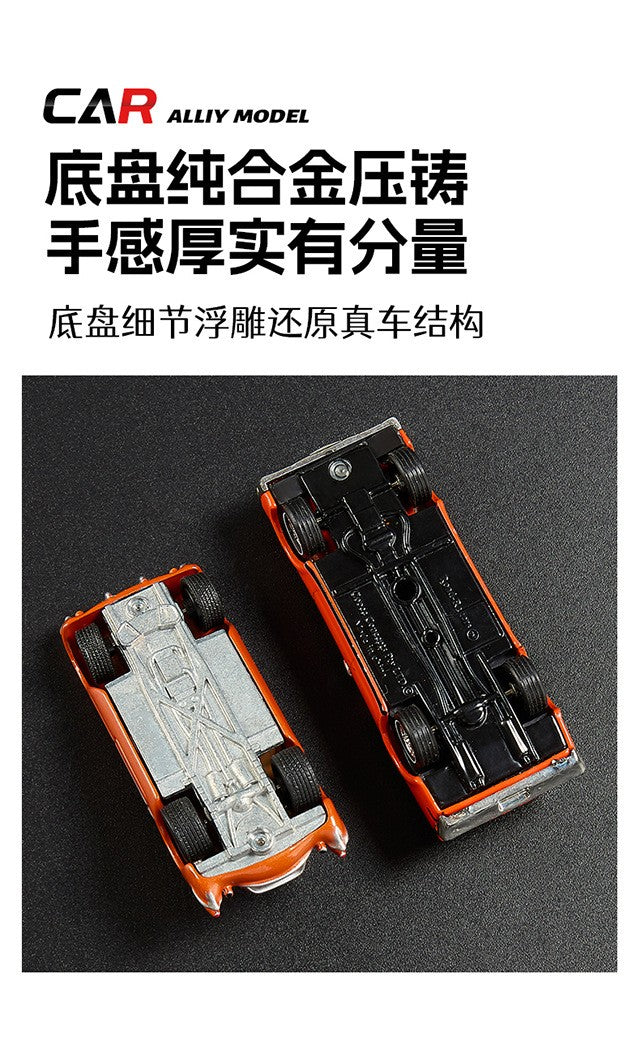 1:64 GT500 Supra Pontiac Carro Esportivo de Liga Modelo Miniatura de Metal Série Escala Veículos Modelo Brinquedo Presente para Crianças
