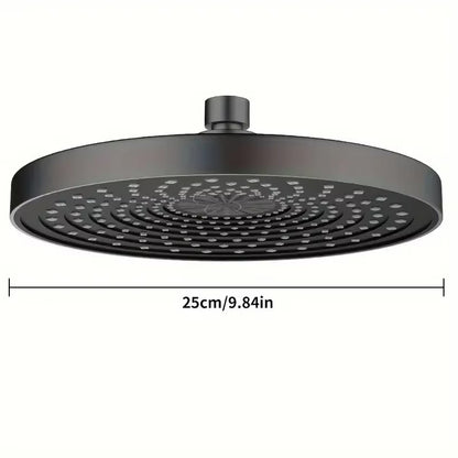 25cm Top Spray Large Water Volume Booster Shower Head Pressurized Single Head Home Bathroom Shower Head