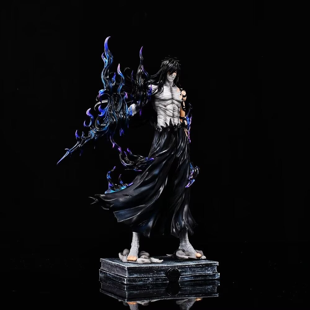 31-33cm Bleach Kurosaki Ichigo Duas Formas Grande Figura de Anime Modelo Estátua Coleção de Meninos Decoração de Mesa Ornamentos Brinquedos Presentes