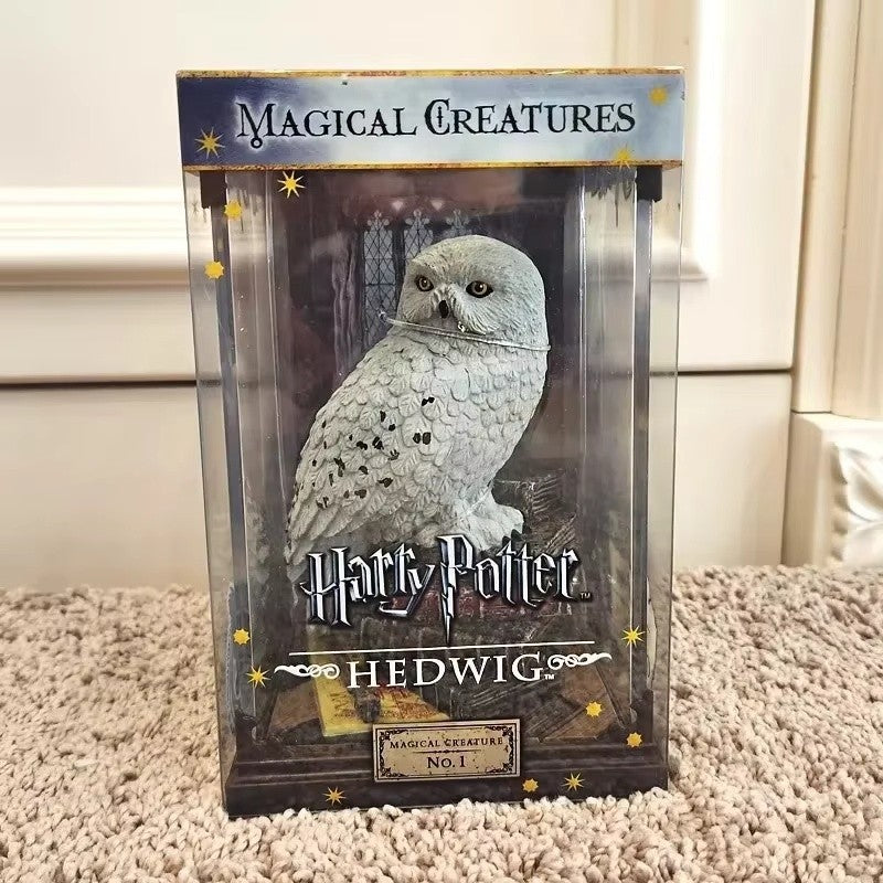 Harry Potter Anime Action Figures Personalizadas Fofas Kawaii Niffler Hedwig Brotruckle Fawkes Bicuço Dobby Pvc Figura de Ação Brinquedo presentes