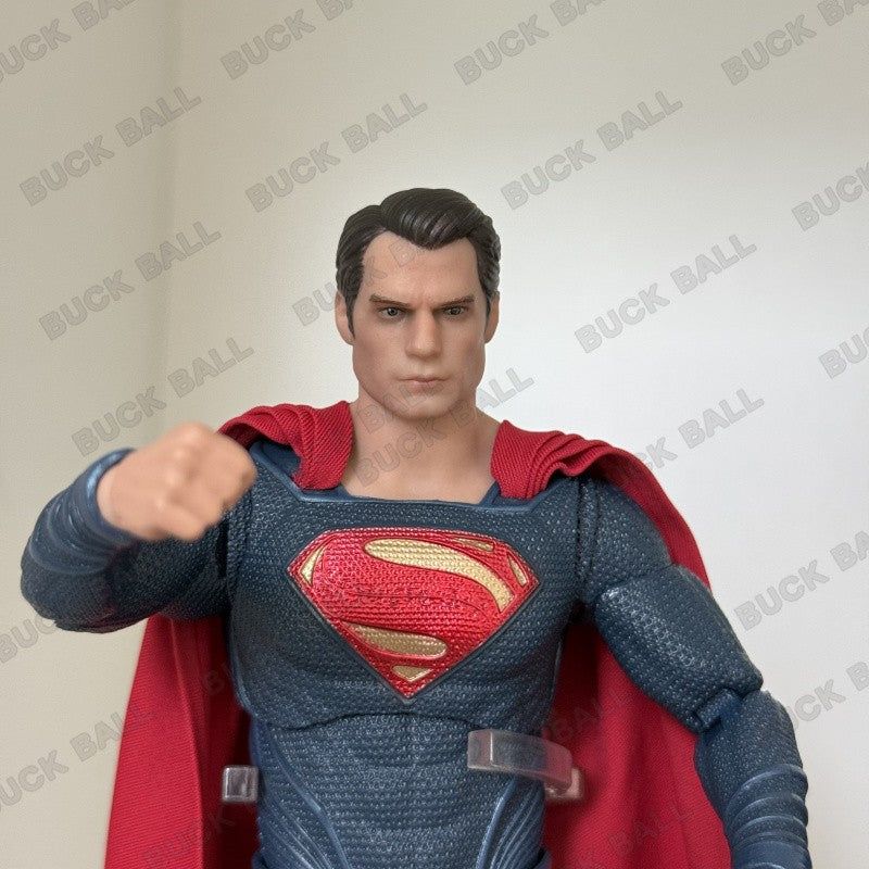 Novo conjunto de figuras Fondjoy BVS, Boneco de Ação Batman Blindado, Superman com Armadura Danificada 1/9 Batman V Superman: A Origem da Justiça DC Toys