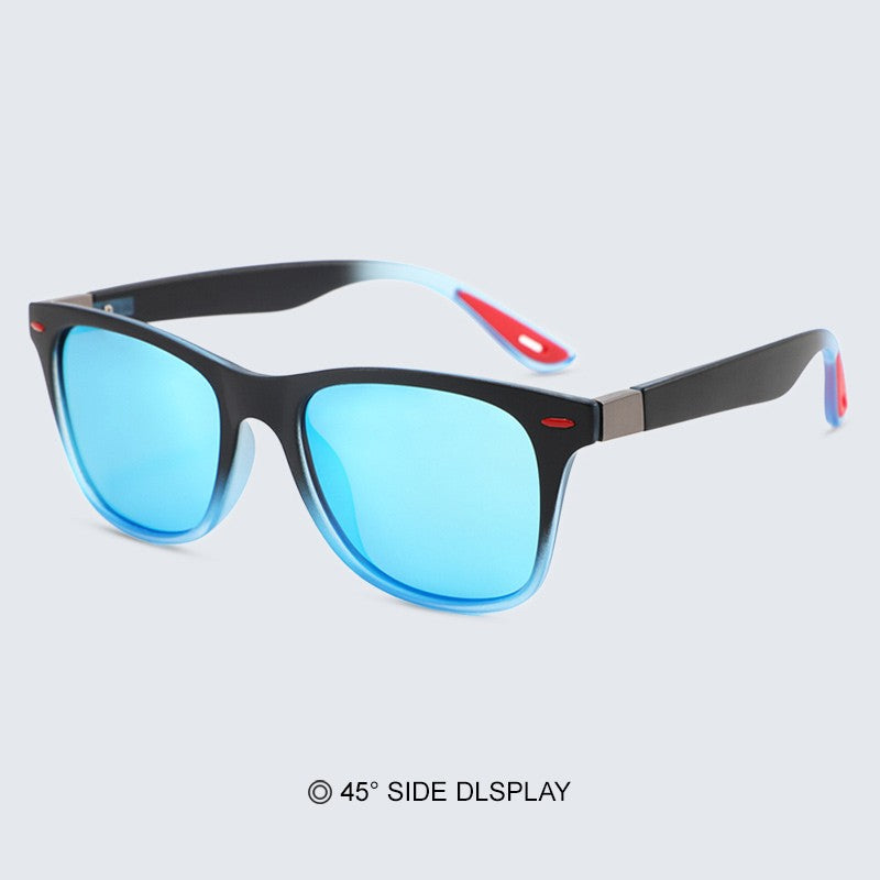 Óculos de Sol Vintage Quadrados Polarizados Masculinos Femininos Retrô para Dirigir Pescar UV400